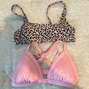Like new Bikini tops Qty 2 size S